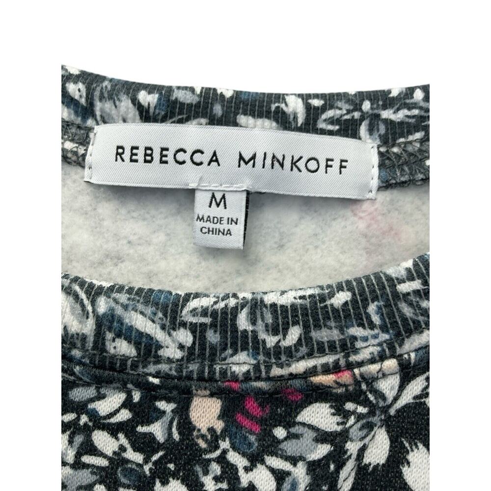 Rebecca Minkoff Geneva Black Floral Dress Size Medium - Picture 5 of 14
